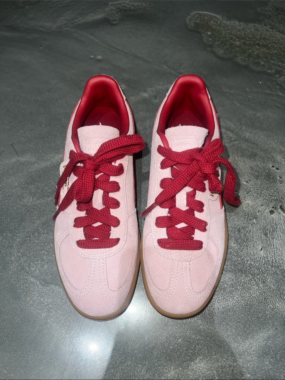 Puma Pink and Burgundy Women's Casual Sneakers